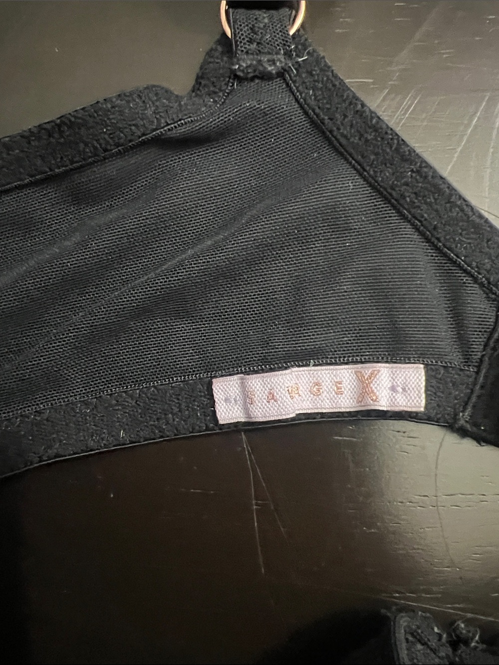 Savage X Fenty Black Ruched Underwire Bra - Picture 2 of 5